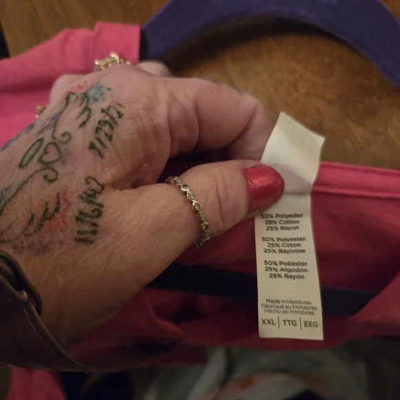 District Pink Long Sleeve Hoodie - Picture 4 of 4